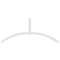 Ekena Millwork Archdale Architectural Grade PVC Gable Bracket, 108"W x 45"H x 4"D x 4"F, 10/12 Pitch GBP108X45X0404ARC00 - alternate 2